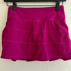 Lululemon Pace Rival Mid Rise Skirt 12”